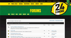 Desktop Screenshot of forums.24hoursoflemons.com